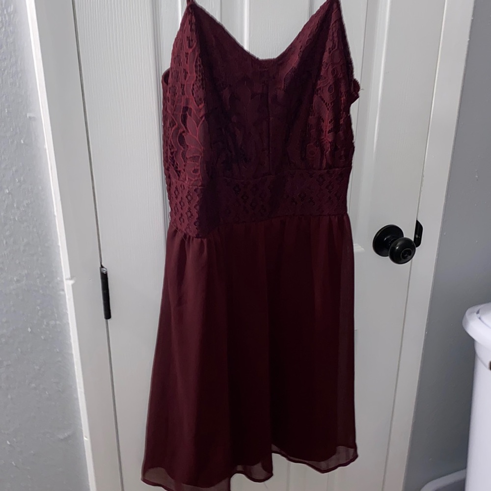 Maurices maroon size XL dress